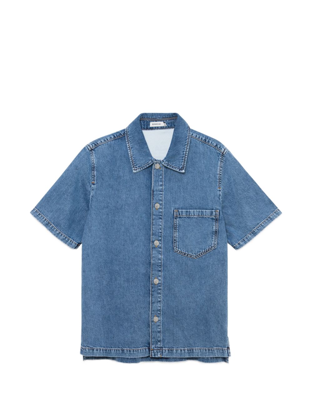 Camicia denim in blu Simkhai - uomo 