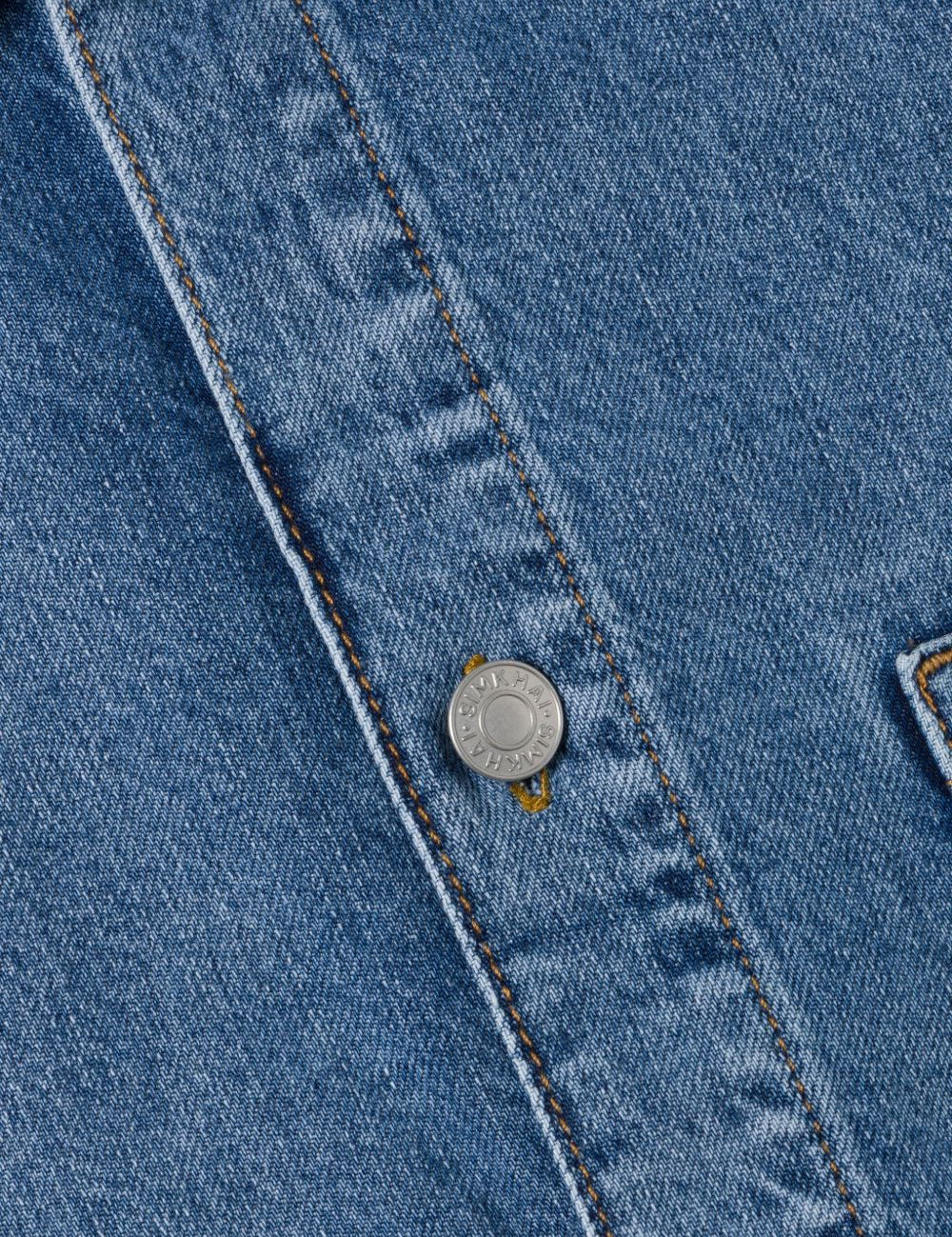 Camicia denim in blu Simkhai - uomo 