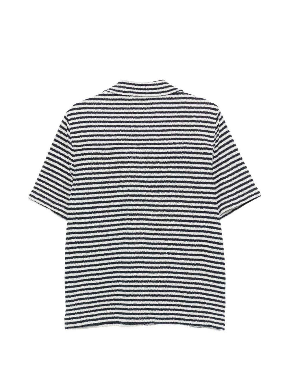 Camicia a maniche corte a righe in blu Simkhai - uomo 