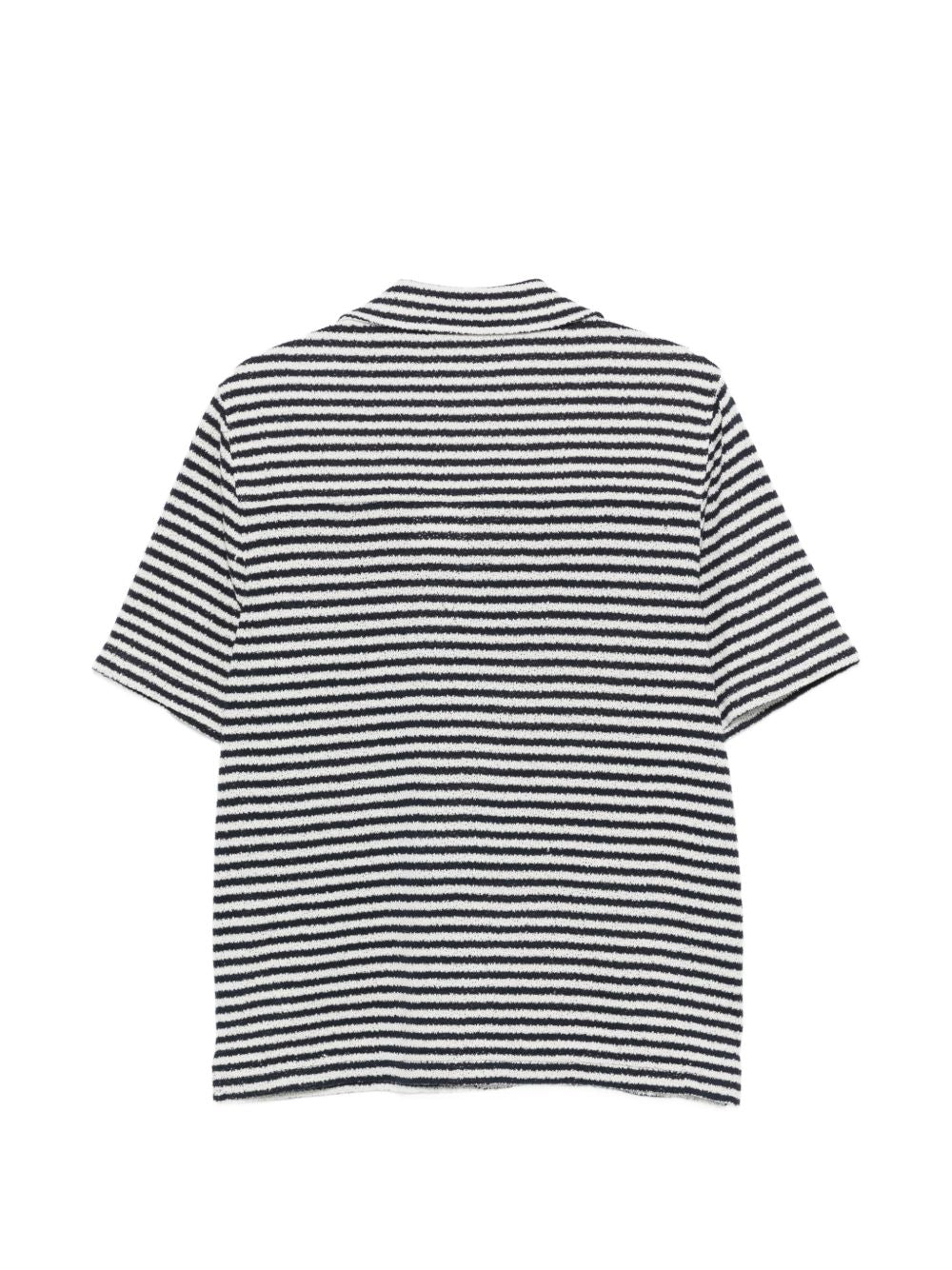 Camicia a maniche corte a righe in blu Simkhai - uomo 