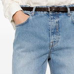 Jeans a gamba dritta in blu Simkhai - donna 