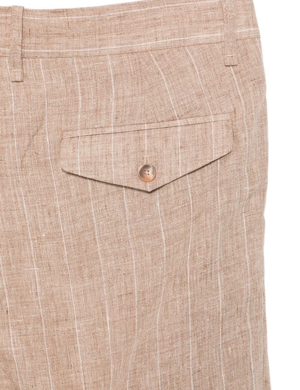 Pantaloni a righe in beige Simkhai - uomo 