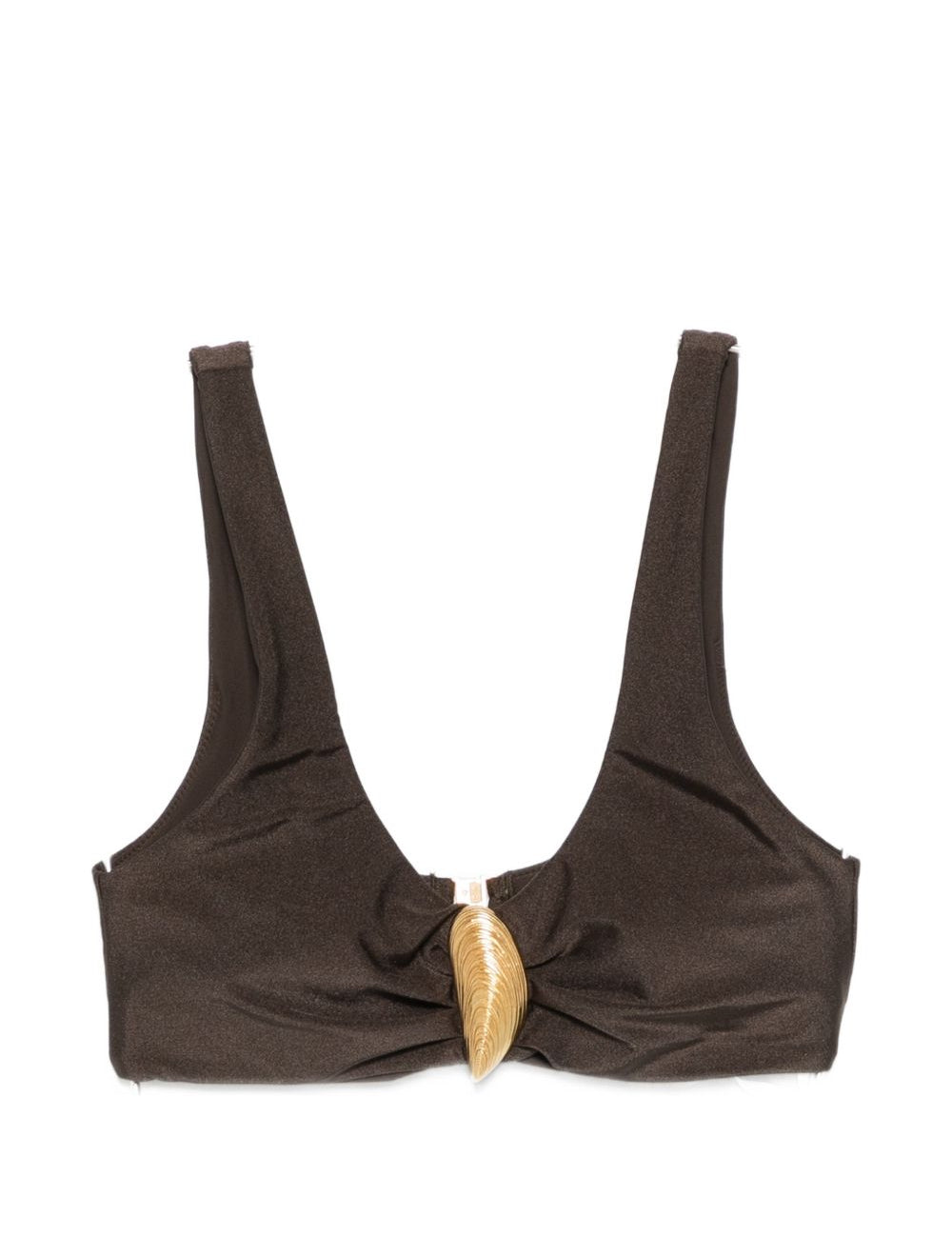 BIKINI TOP VEyRA SHELL in marrone Simkhai - donna 