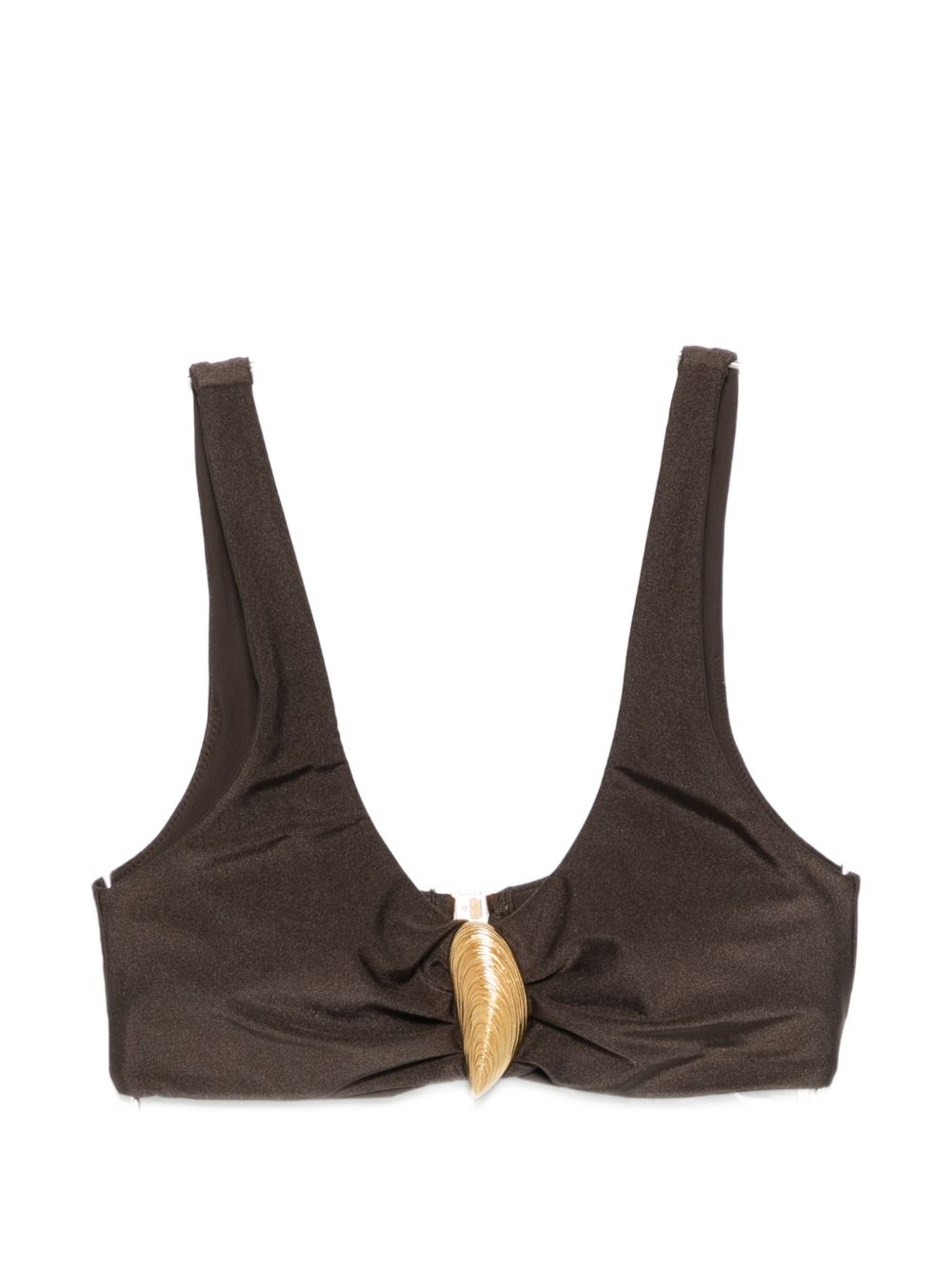 BIKINI TOP VEyRA SHELL in marrone Simkhai - donna 