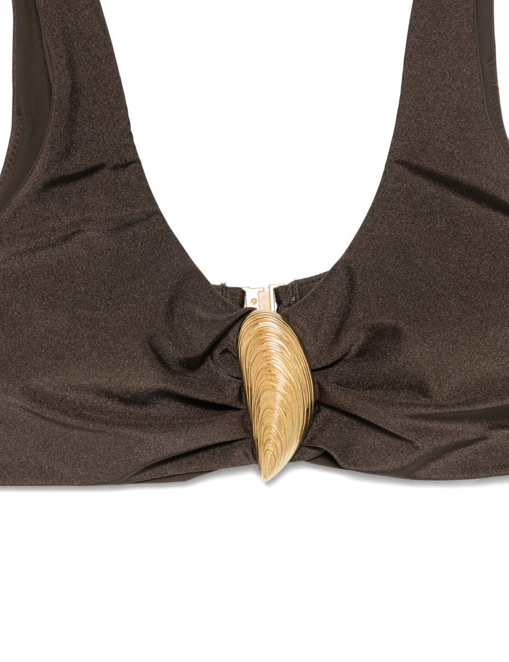 BIKINI TOP VEyRA SHELL in marrone Simkhai - donna 