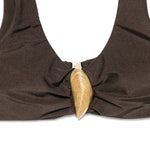 BIKINI TOP VEyRA SHELL in marrone Simkhai - donna 