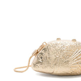 Borsa clutch splash in oro Simkhai - donna 
