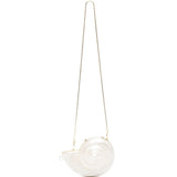 Borsa clutch marion shell in avorio Simkhai - donna 