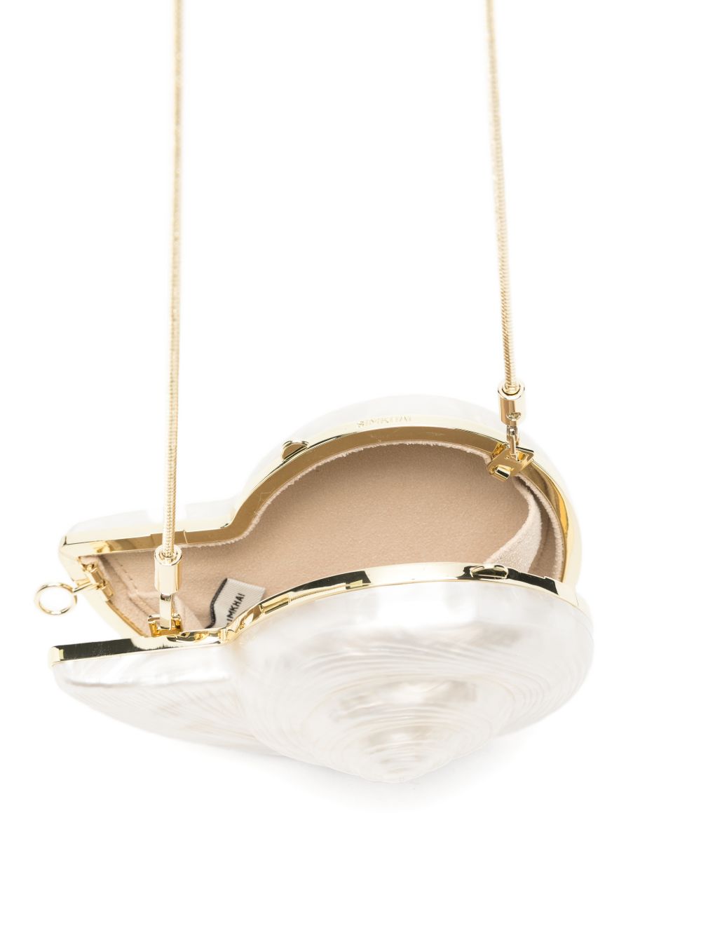 Borsa clutch marion shell in avorio Simkhai - donna 