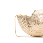 Borsa clutch marion shell in oro Simkhai - donna 