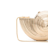 Borsa clutch marion shell in oro Simkhai - donna 