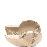 Borsa clutch marion shell in oro Simkhai - donna 