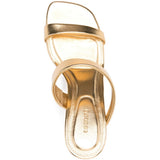 Sandali con tacco shell in oro Simkhai - donna 