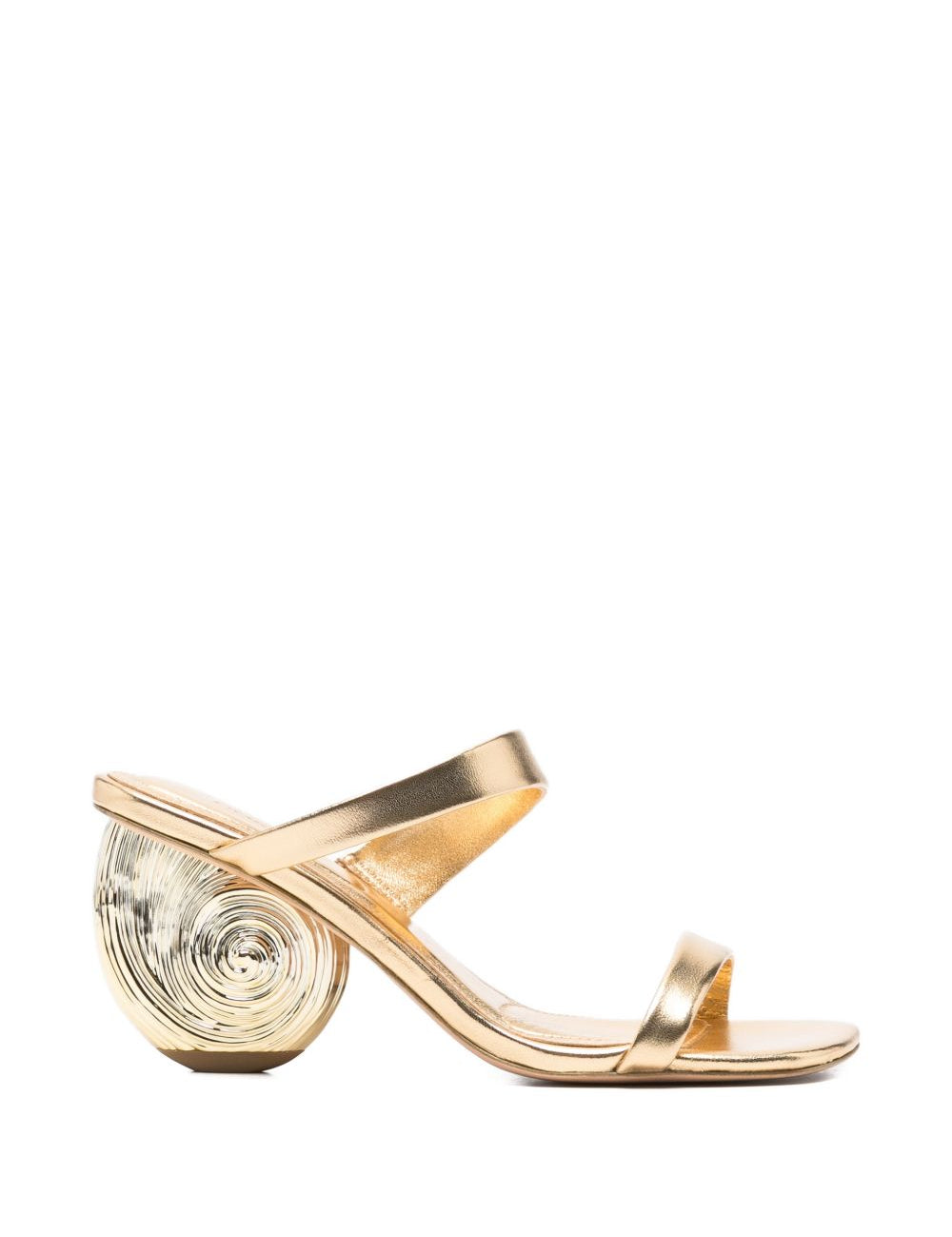Sandali con tacco shell in oro Simkhai - donna 