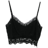 Top con rifinitura in pizzo in nero Simone rocha - donna 