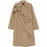 Cappotto con fiocco in beige Simone Rocha - donna 