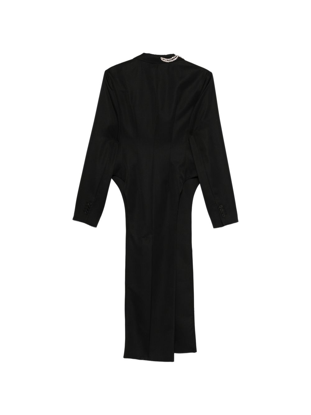 Cappotto con decorazione di perle in nero Simone Rocha - donna 