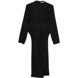 Cappotto con decorazione di perle in nero Simone Rocha - donna 