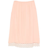 Gonna midi con orlo in pizzo rosa Simone Rocha - donna 