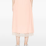 Gonna midi con orlo in pizzo rosa Simone Rocha - donna 