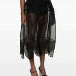 Gonna midi ampia in nero Simone Rocha - donna 