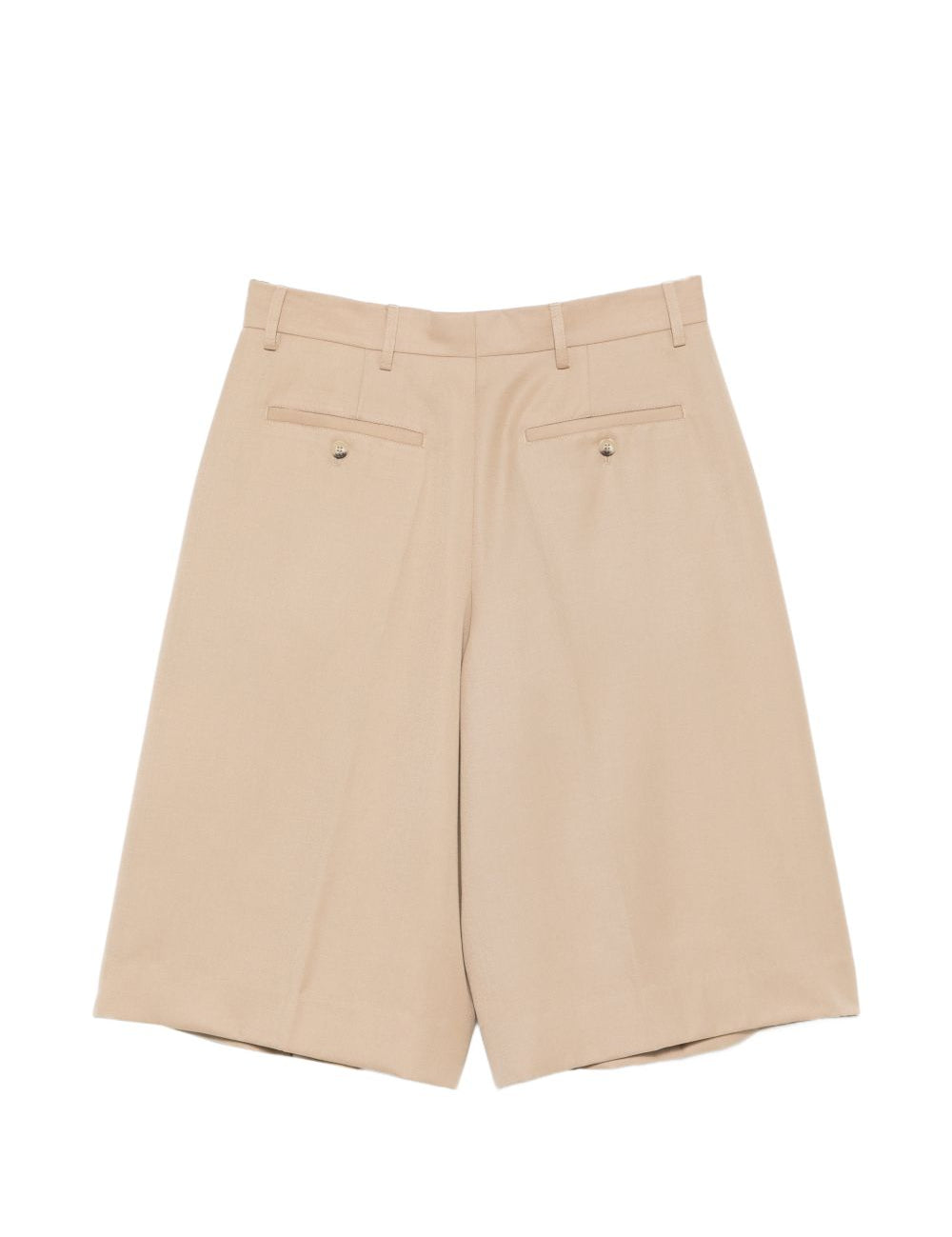 Shorts con dettaglio a bottone in beige Simone rocha - donna 