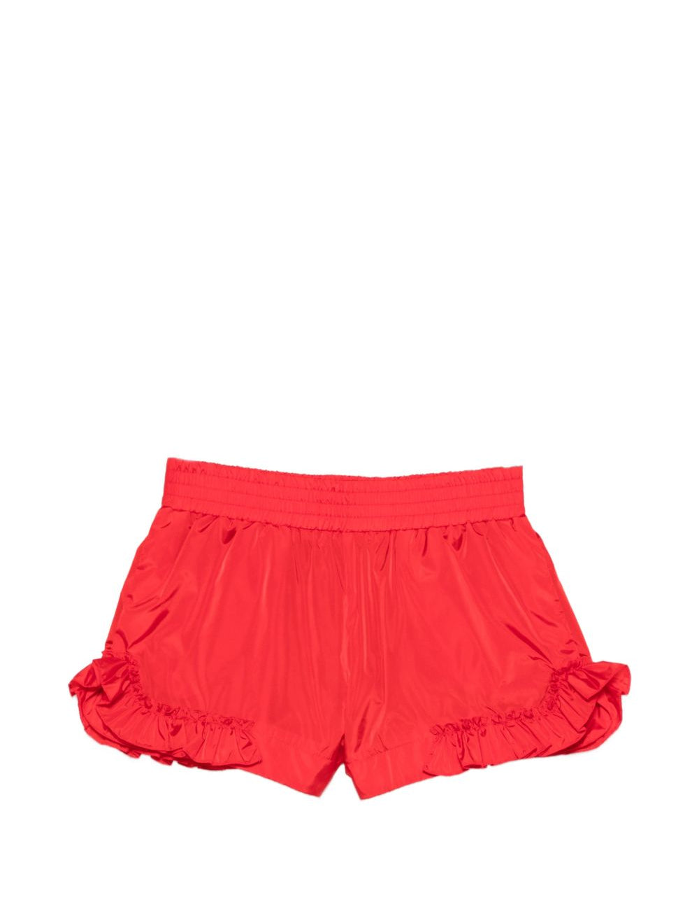 Mini shorts con volant in rosso Simone rocha - donna 