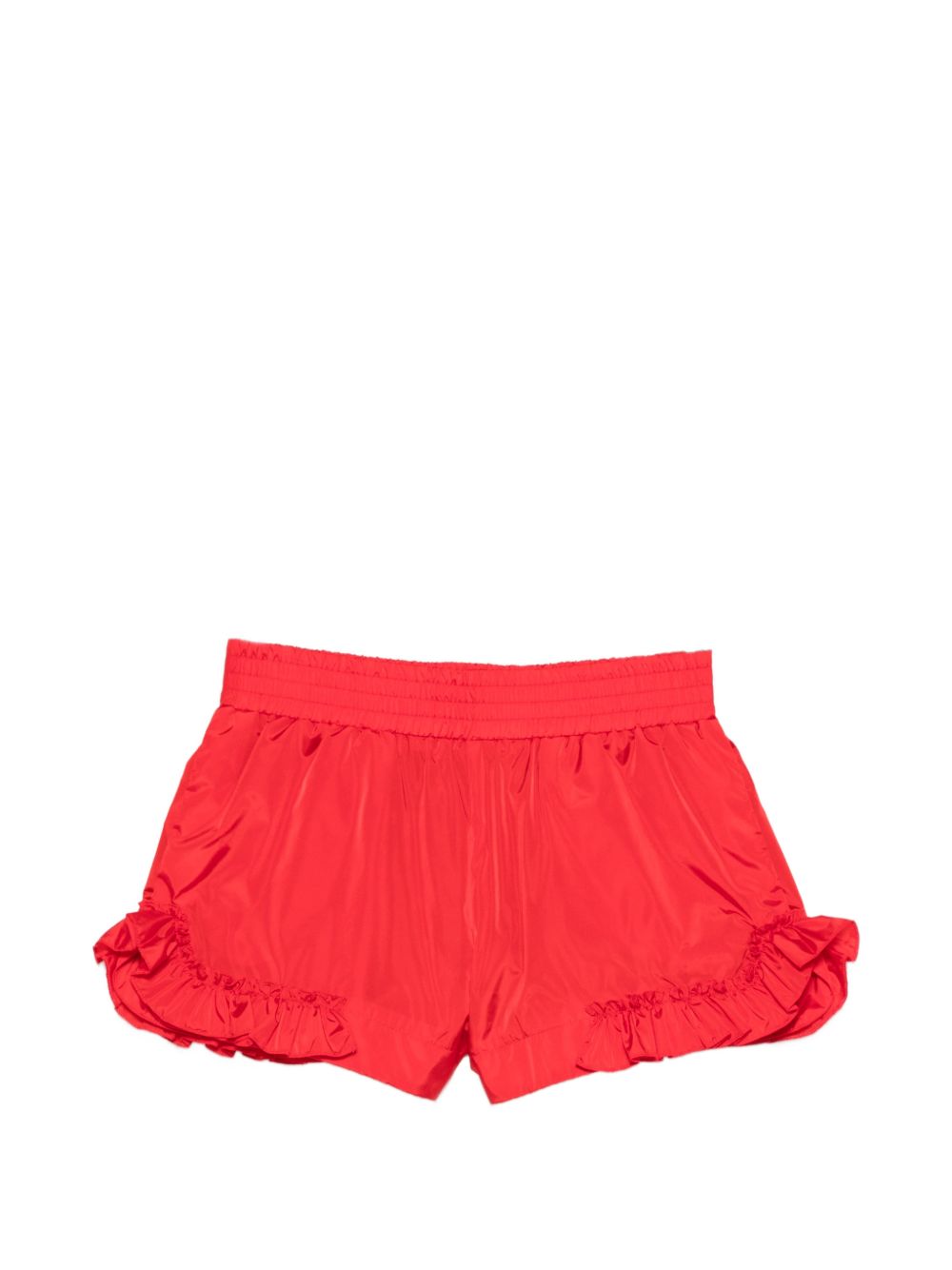 Mini shorts con volant in rosso Simone rocha - donna 