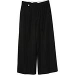 Pantaloni ampi in nero con dettaglio perla simone rocha - donna 
