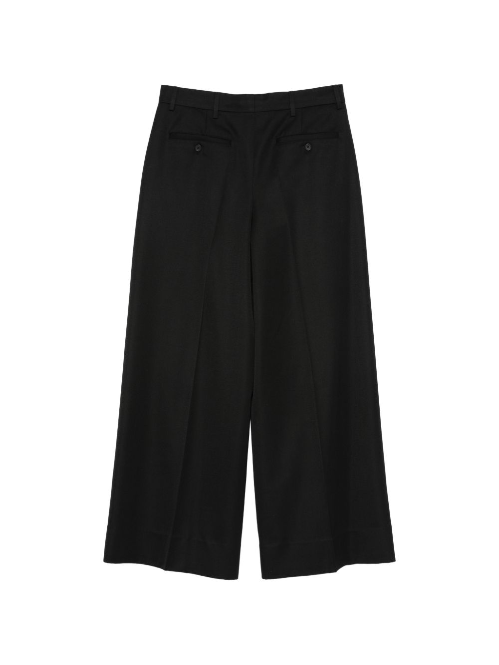 Pantaloni ampi in nero con dettaglio perla simone rocha - donna 