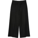Pantaloni ampi in nero con dettaglio perla simone rocha - donna 