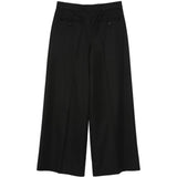 Pantaloni ampi in nero con dettaglio perla simone rocha - donna 