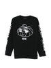 T-shirt a manica lunga stampata in nero Simone rocha - uomo