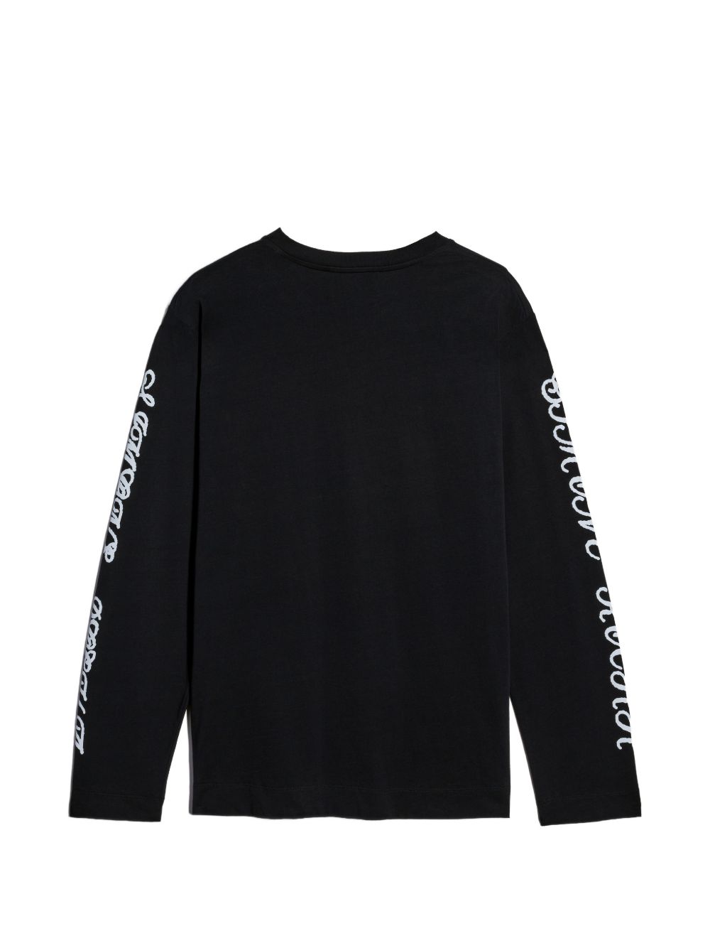 T-shirt a manica lunga stampata in nero Simone rocha - uomo 