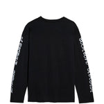 T-shirt a manica lunga stampata in nero Simone rocha - uomo 