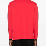 T-shirt a manica lunga stampata in rosso Simone rocha - uomo 