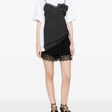 T-shirt trompe l'oeil in grigio Simone rocha - donna 