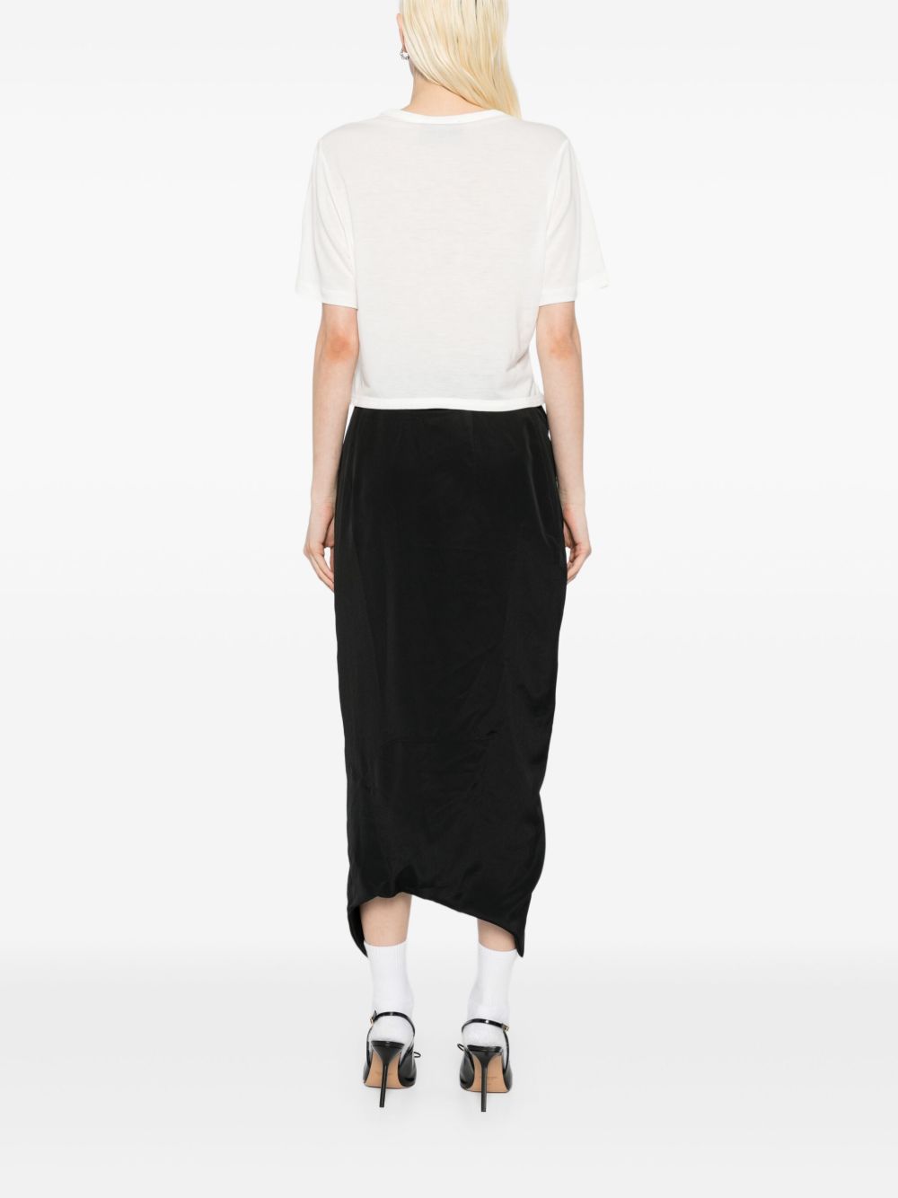 T-shirt con fiocchi in bianco Simone Rocha - donna 