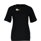 T-shirt con dettaglio a fiori in nero Simone rocha - donna 