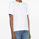 T-shirt con applicazioni in bianco Simone rocha - donna 