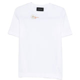 T-shirt con applicazioni in bianco Simone rocha - donna 