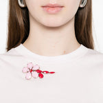 T-shirt con maniche a palloncino in rosa Simone rocha - donna 