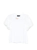 T-shirt con maniche a sbuffo in bianco Simone rocha - donna