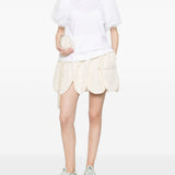 T-shirt con maniche a sbuffo in bianco Simone rocha - donna 