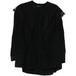 Camicia con rifinitura in pizzo in nero Simone rocha - donna 