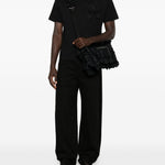 T-shirt con applicazioni di fiori in nero Simone rocha - uomo 
