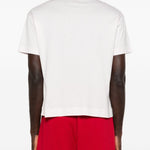 T-shirt con applicazioni di fiori in rosa Simone rocha - uomo 