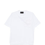 T-shirt con applicazioni di fiori in bianco Simone rocha - uomo 