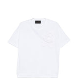 T-shirt con applicazioni di fiori in bianco Simone rocha - uomo 