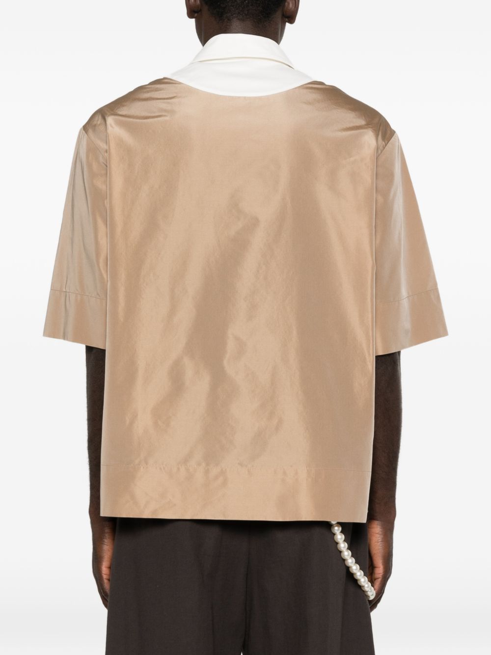 Top con applicazioni floreali in marrone Simone rocha - uomo 